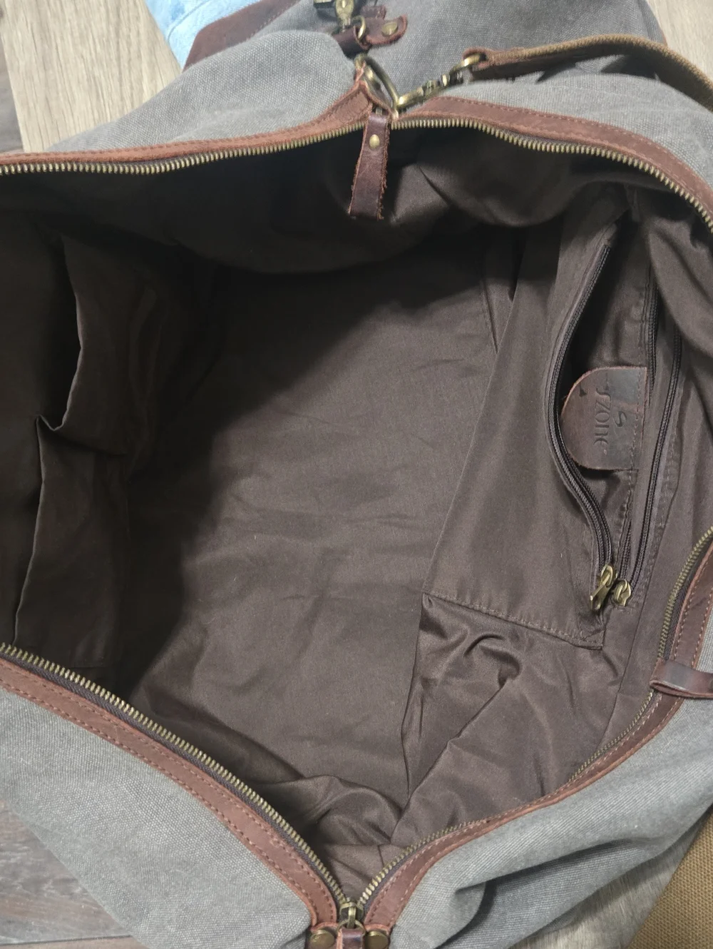 S-ZONE Duffle Bag for Travel Canvas Duffel Bag Carry on Weekender Bag